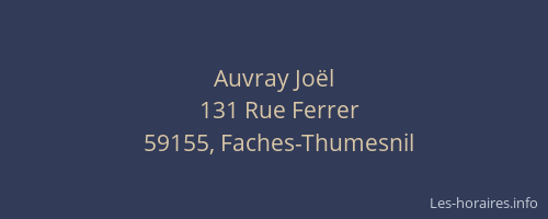 Auvray Joël