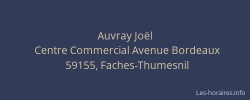 Auvray Joël