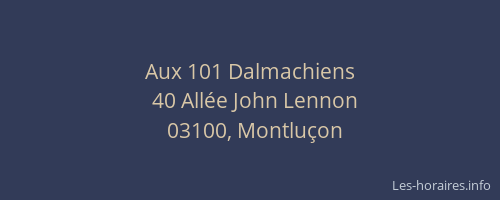 Aux 101 Dalmachiens