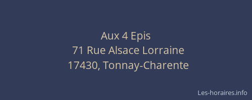Aux 4 Epis