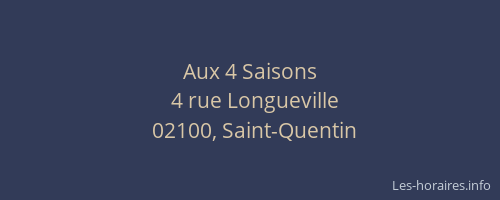 Aux 4 Saisons