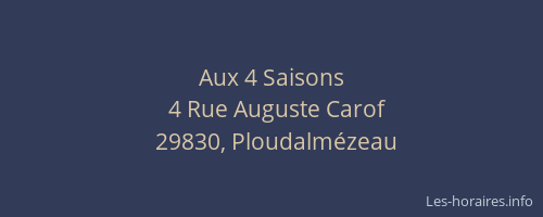 Aux 4 Saisons