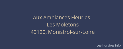 Aux Ambiances Fleuries