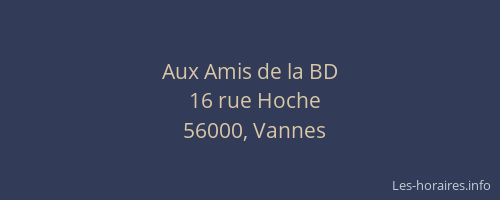 Aux Amis de la BD