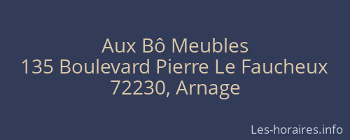 Aux Bô Meubles