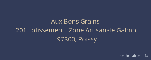 Aux Bons Grains