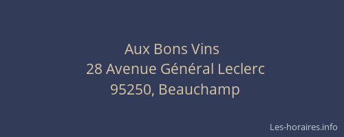 Aux Bons Vins