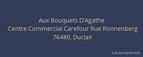 Aux Bouquets D'Agathe