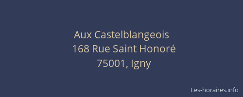 Aux Castelblangeois