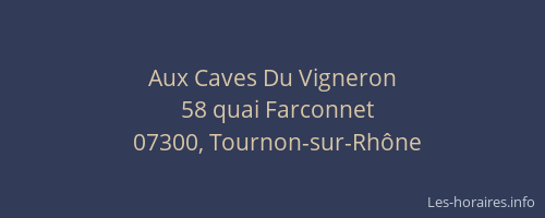 Aux Caves Du Vigneron