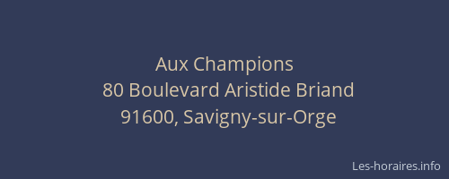 Aux Champions