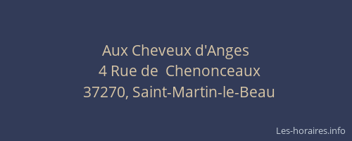 Aux Cheveux d'Anges