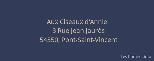 Aux Ciseaux d'Annie