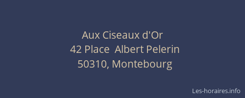 Aux Ciseaux d'Or
