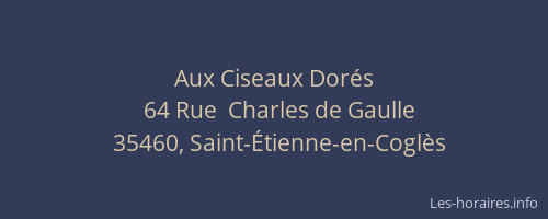 Aux Ciseaux Dorés