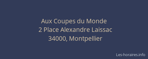 Aux Coupes du Monde