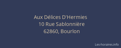 Aux D&eacute;lices D'Hermies