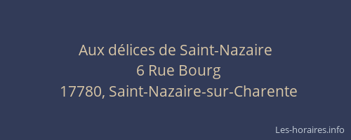 Aux délices de Saint-Nazaire