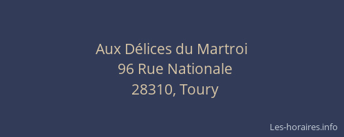 Aux D&eacute;lices du Martroi
