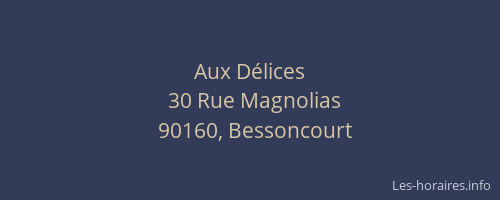Aux D&eacute;lices