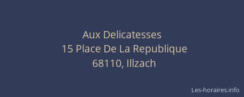 Aux Delicatesses