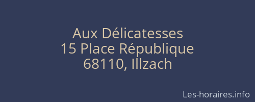 Aux Délicatesses