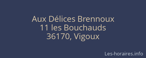 Aux Délices Brennoux