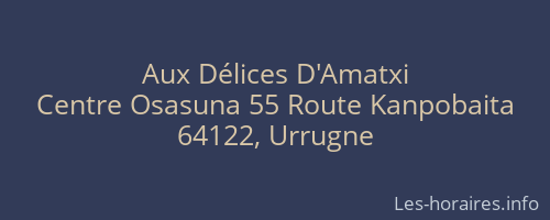 Aux Délices D'Amatxi
