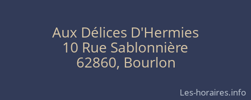 Aux Délices D'Hermies