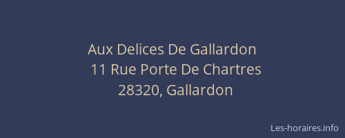 Aux Delices De Gallardon