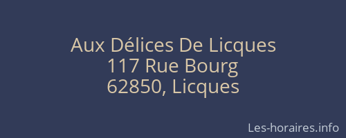 Aux Délices De Licques