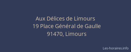 Aux Délices de Limours
