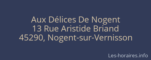Aux Délices De Nogent