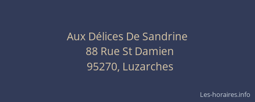Aux Délices De Sandrine