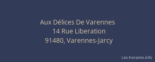 Aux Délices De Varennes
