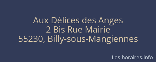 Aux Délices des Anges