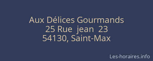 Aux Délices Gourmands