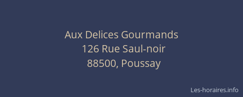 Aux Delices Gourmands