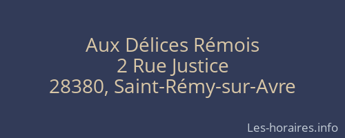 Aux Délices Rémois