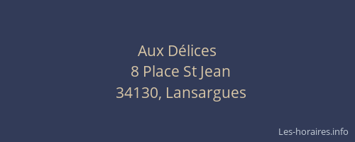 Aux Délices