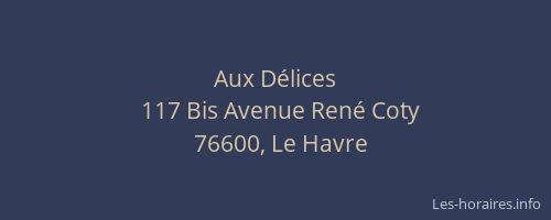 Aux Délices