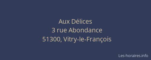 Aux Délices