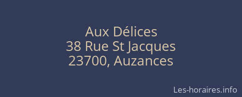 Aux Délices