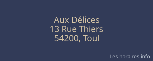 Aux Délices