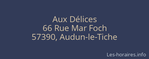 Aux Délices