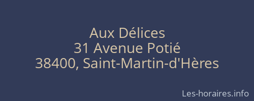 Aux Délices