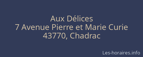 Aux Délices