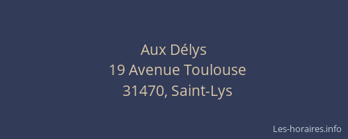 Aux Délys