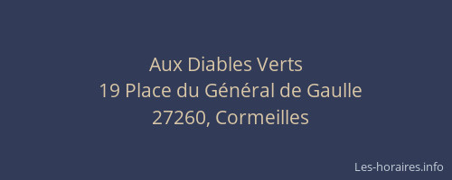 Aux Diables Verts