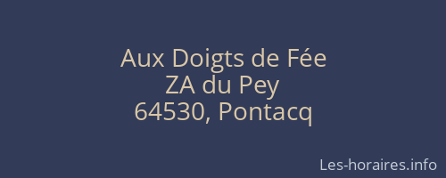 Aux Doigts de Fée